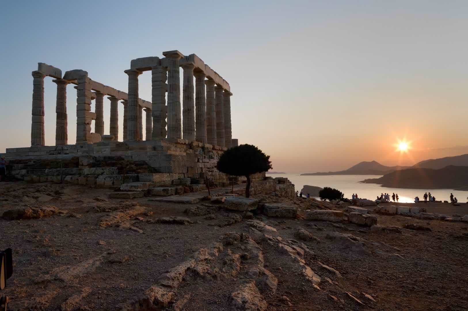 Sunset Sounion