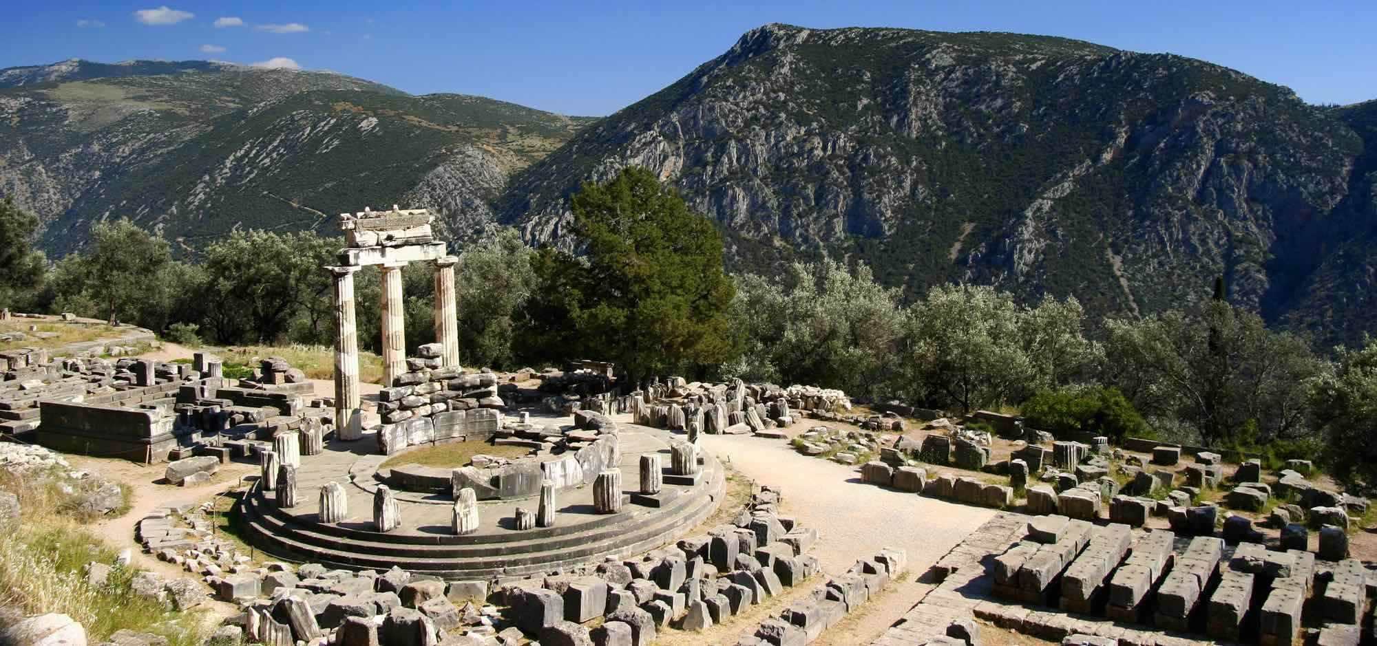 Tholos sanctuary of Athena Pronaia Delphi