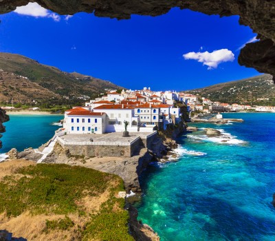 Andros, panoramic view