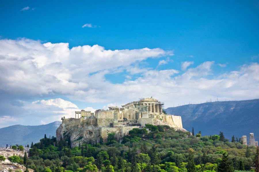 acropolis view from thisseion