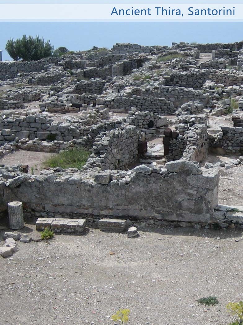 ancient thira santorini