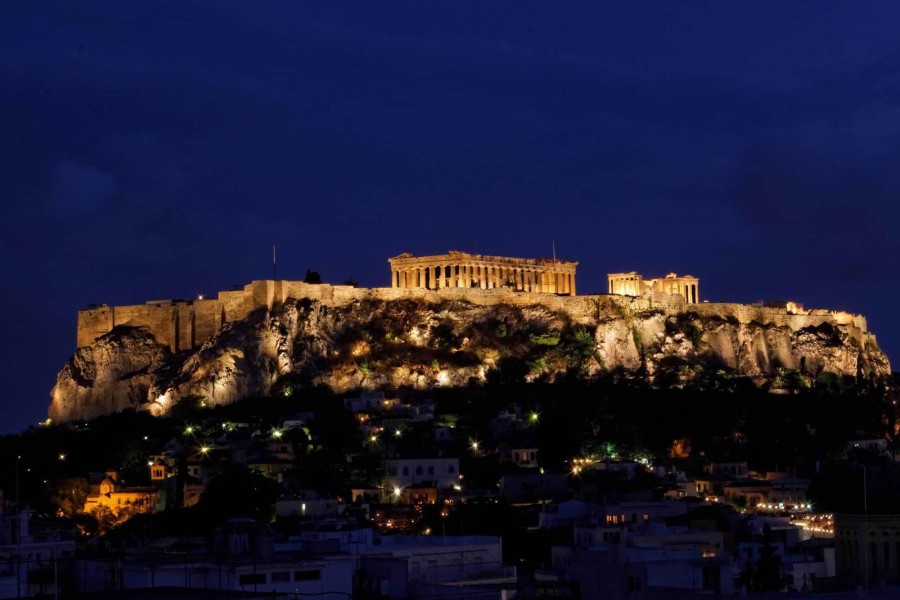 athens night