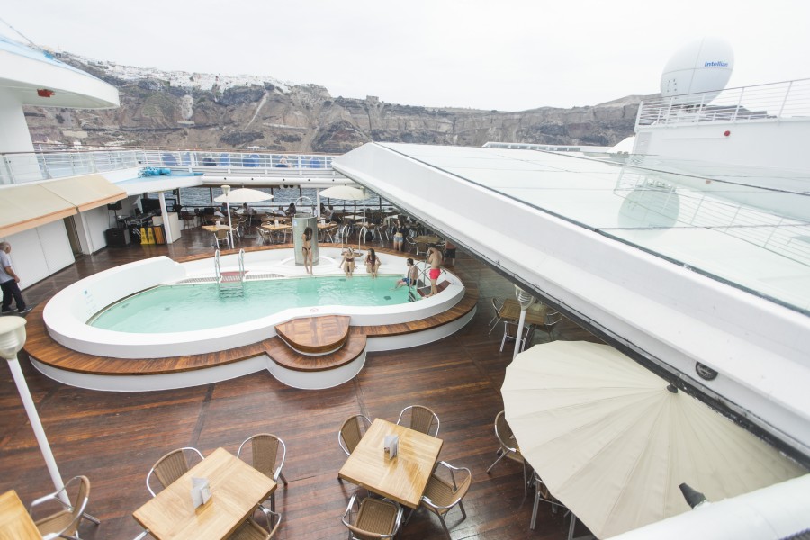 Celestyal Crystal Swimming pool